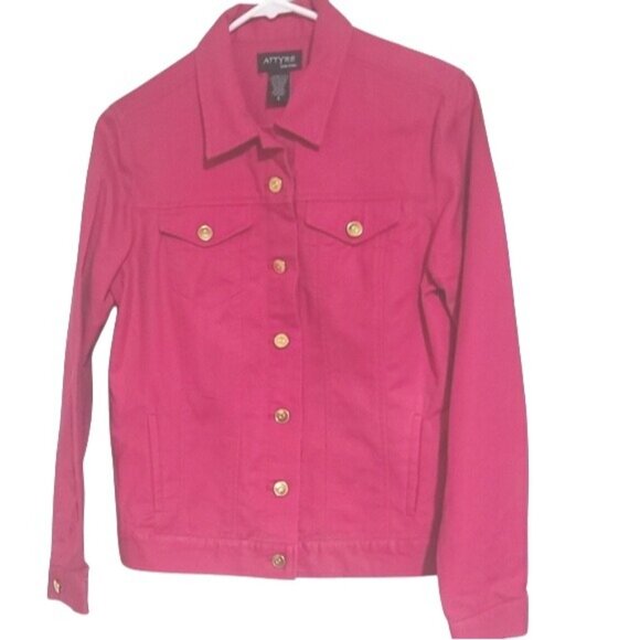 Attyre New York Women's Size Small Pink Flamboyant and Feminine Jacket NWOT - Picture 1 of 12